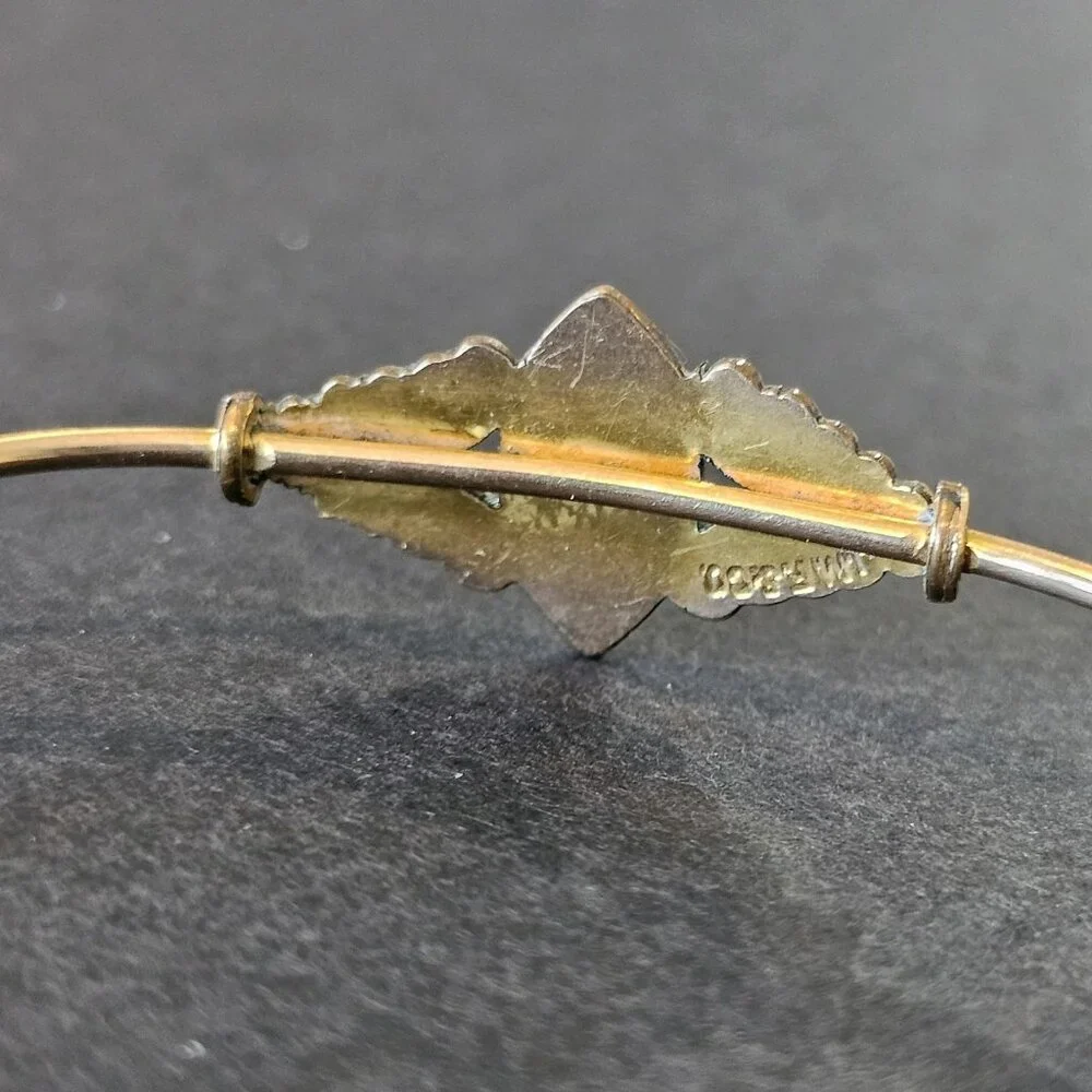 Antique Victorian Toddlers Slide Bangle Gold‎ Bracelet 3T 4T JMF and Co 4 G